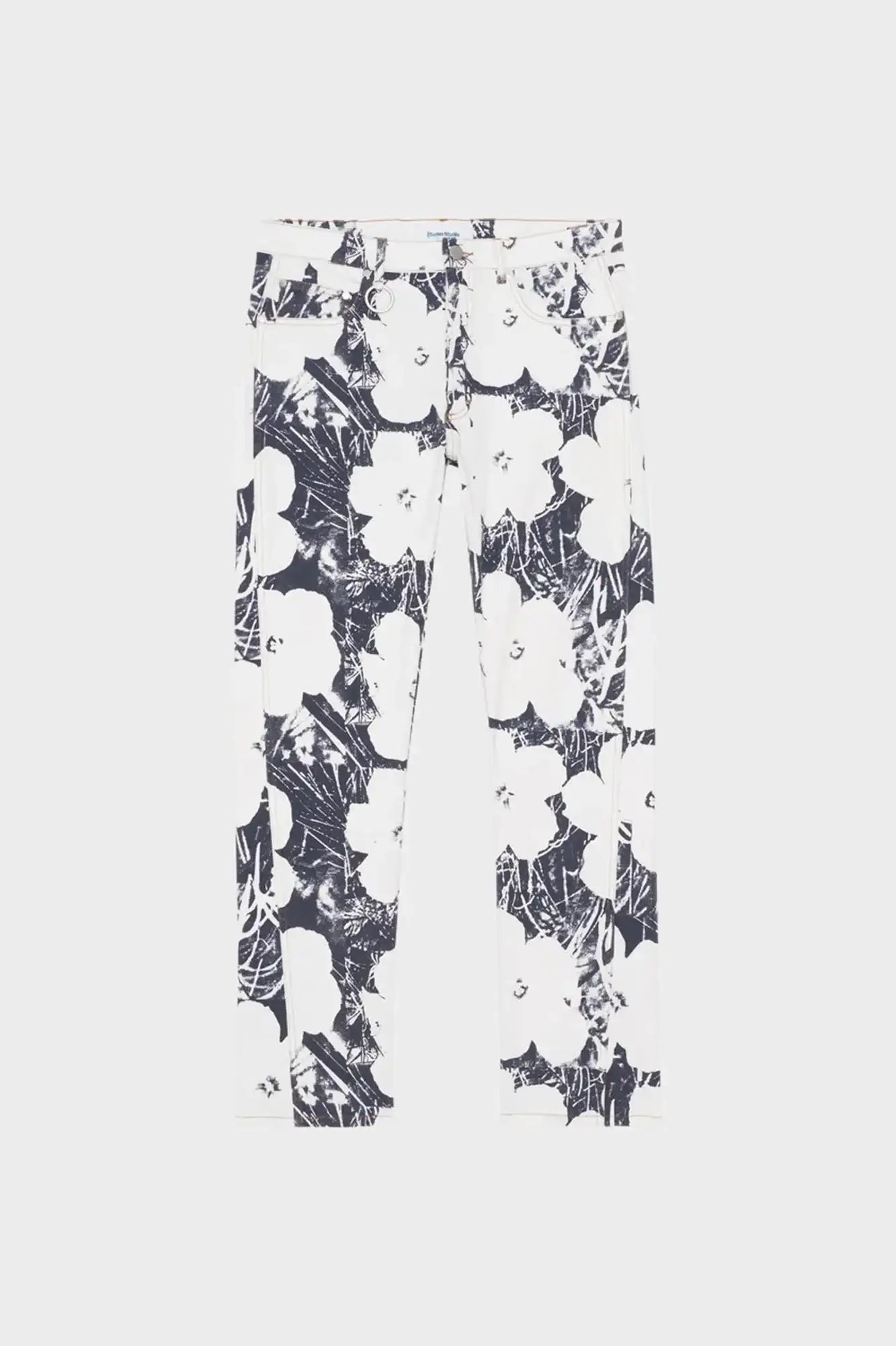 ANDY WARHOL RELAX JEANS white trousers