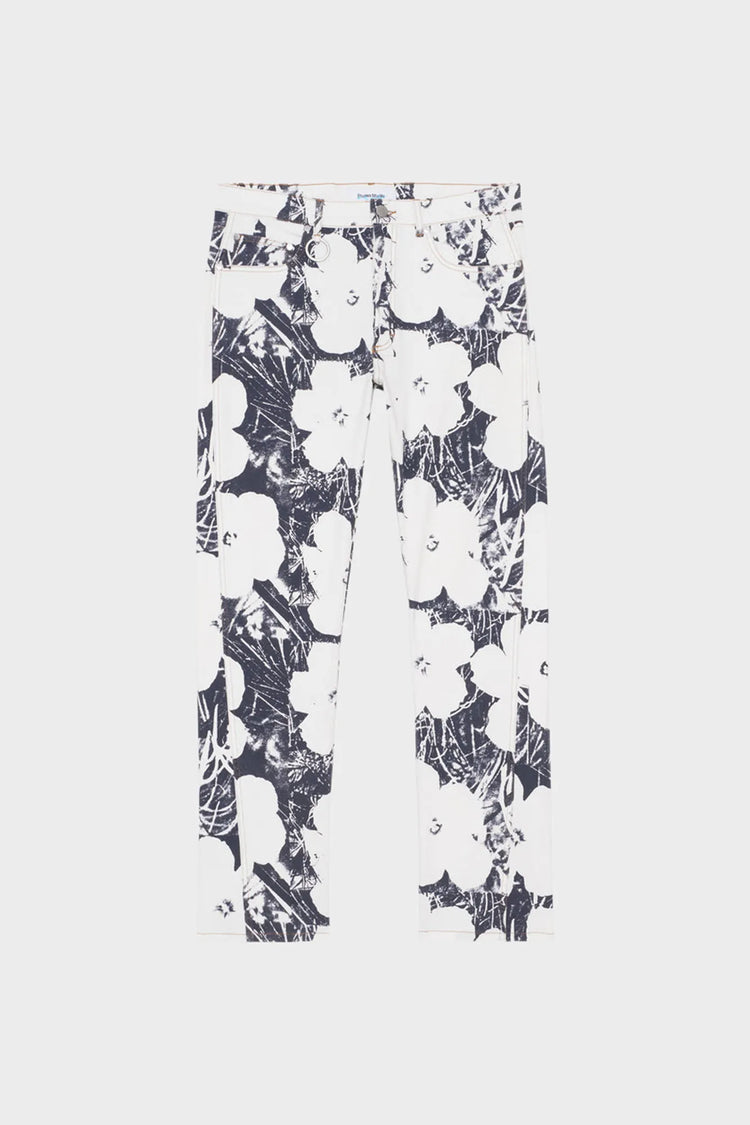 Spodnie ANDY WARHOL RELAX JEANS białe