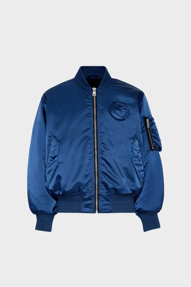 Kurtka NYLON BOMBER granatowa