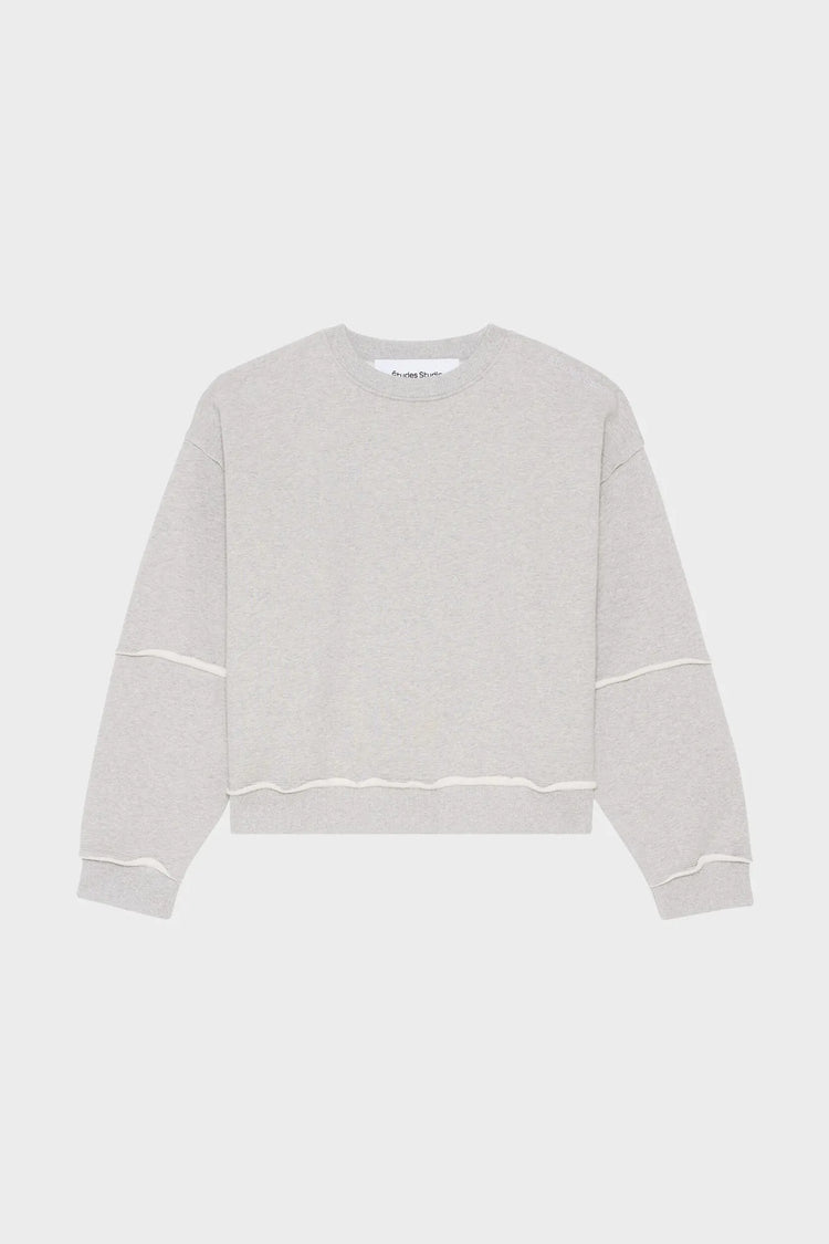 Sweatshirt PANELLED CREW NECK gray