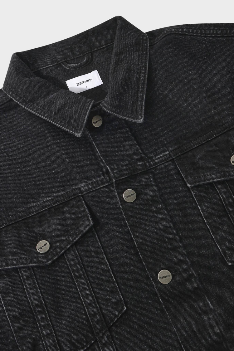 Kurtka OVERSIZED DENIM JACKET czarna