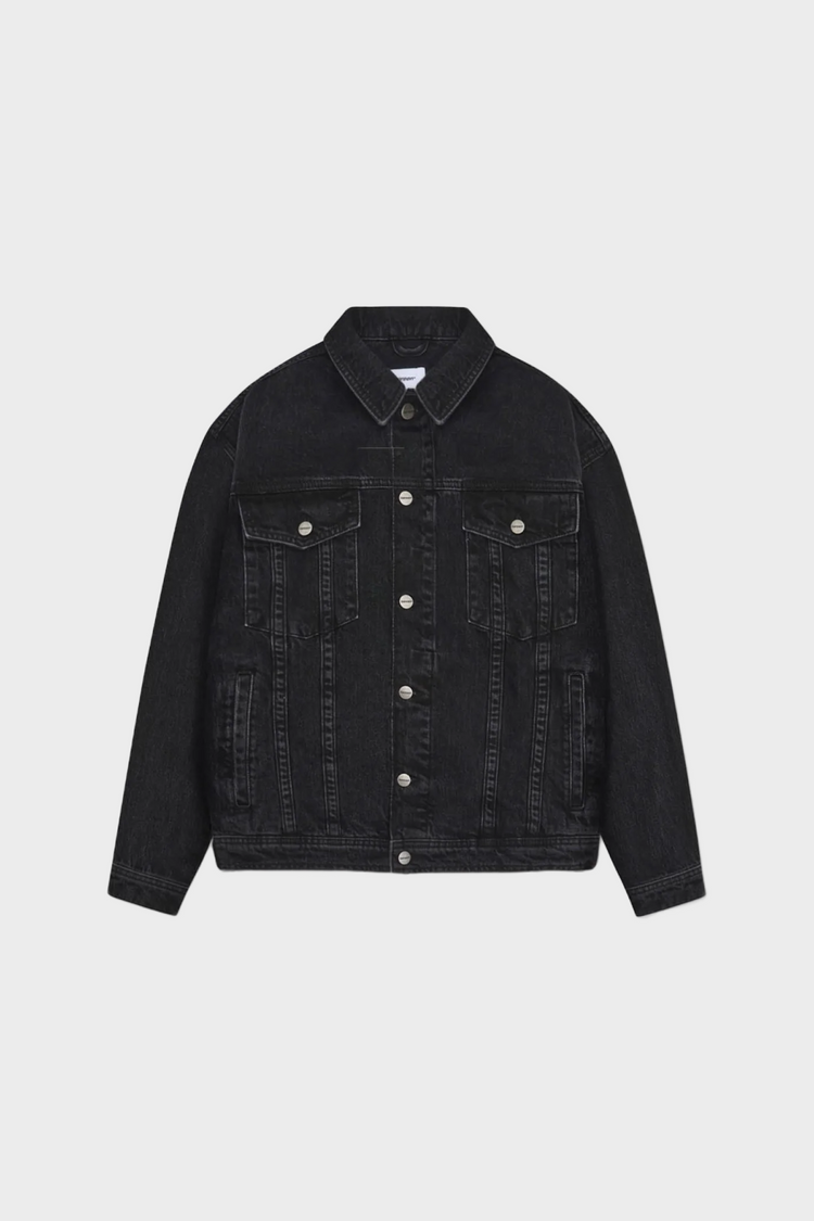 Kurtka OVERSIZED DENIM JACKET czarna