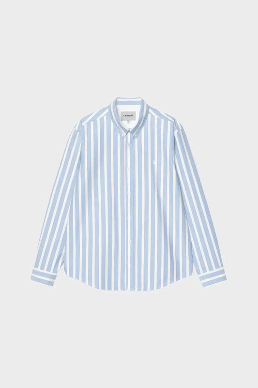 Koszula L/S Deven Shirt niebieska