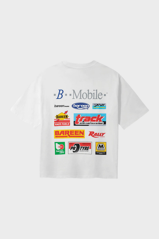 Koszulka BOX FIT T-SHIRT - SPONSORED biała