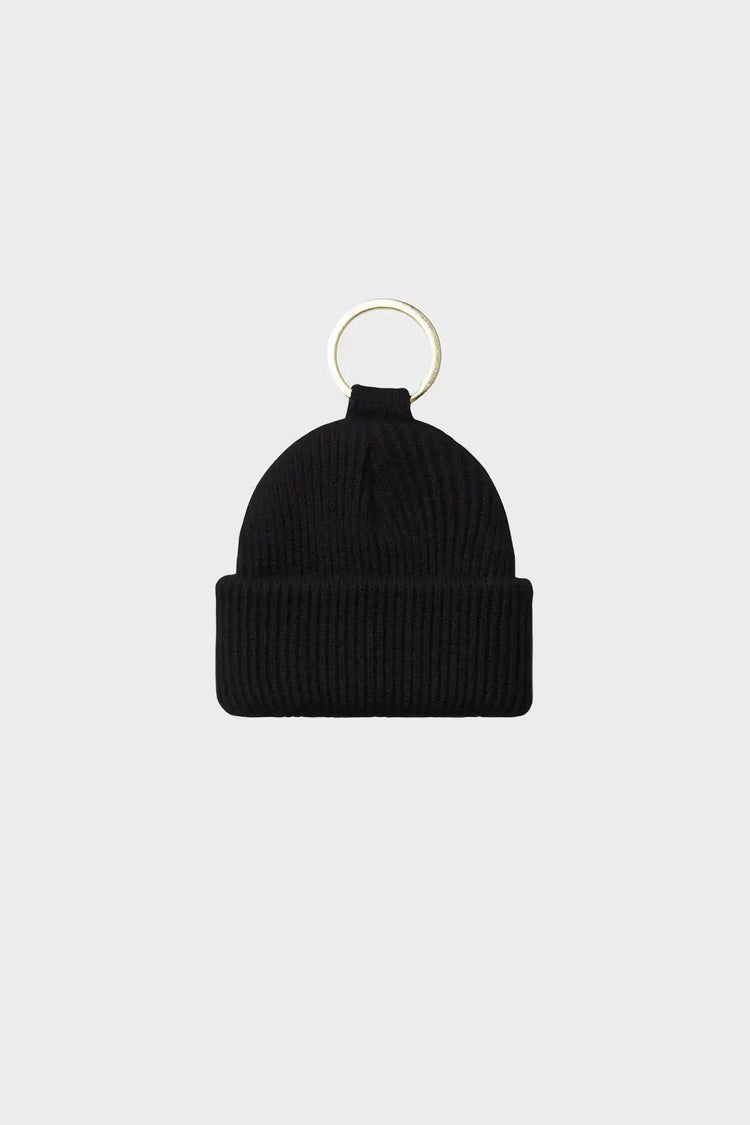 Brelok Mini Watch Hat Keychain czarny