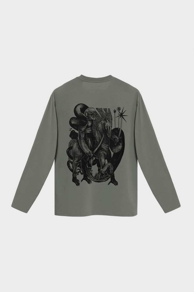 Longsleeve Mamai szary