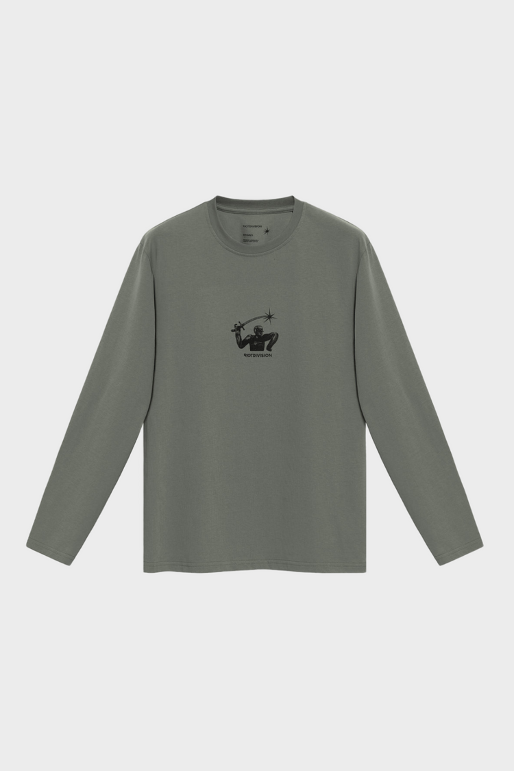 Longsleeve Mamai szary