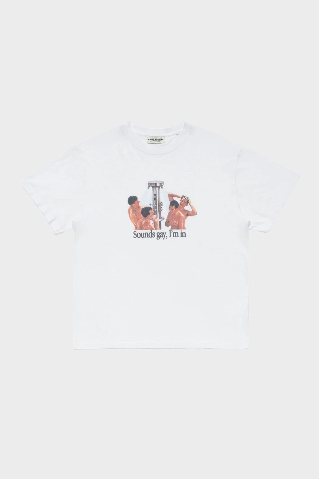 T-shirt Sounds Gay I'm In white 