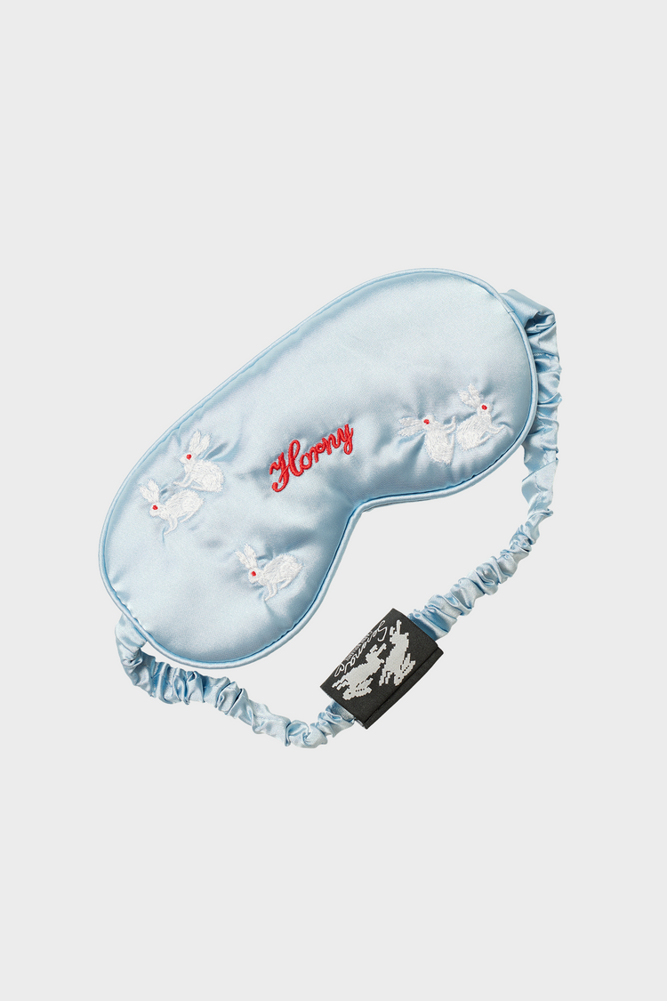 Maska na oczy Sleeping Cutie niebieska