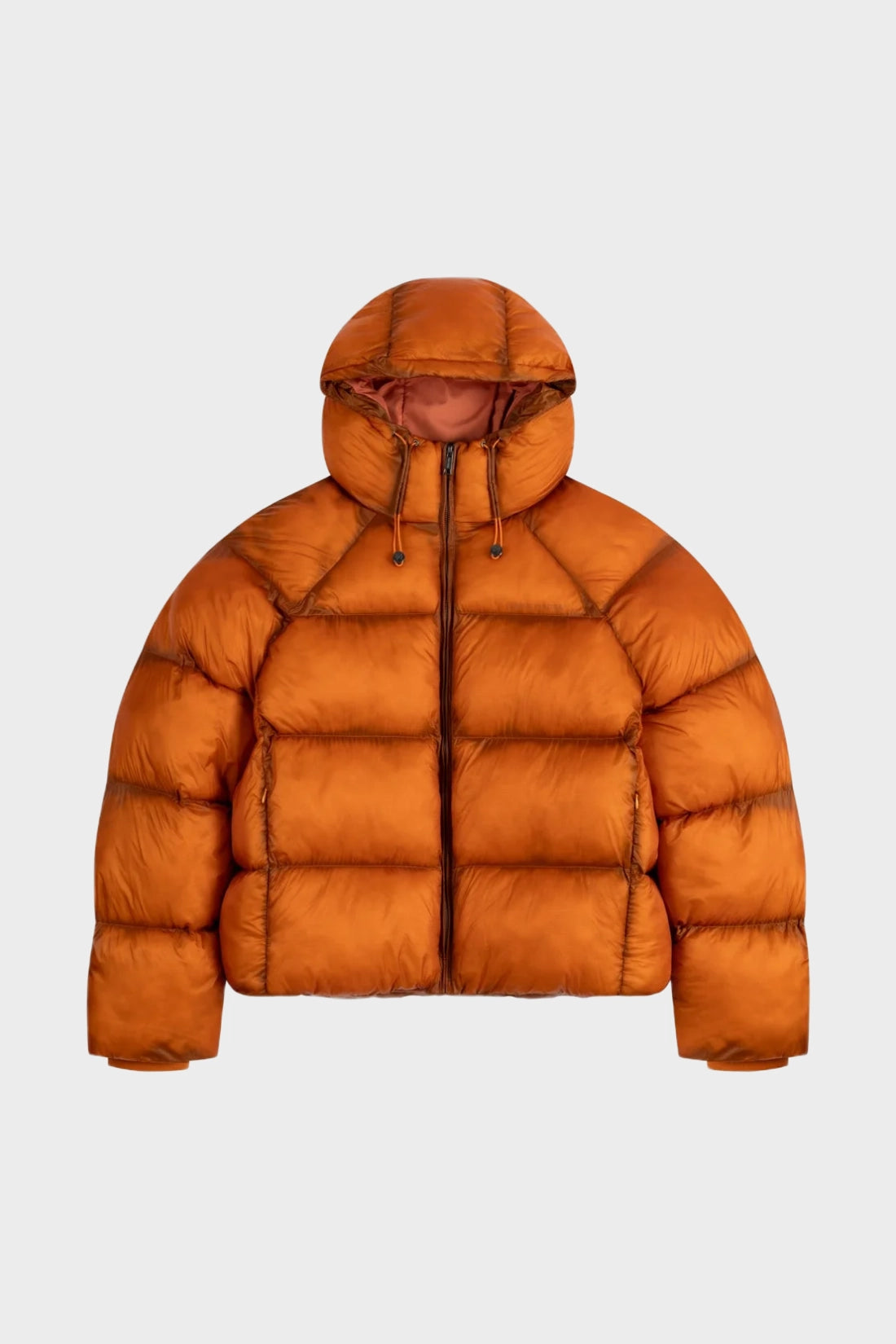 Kurtka Raglan Sleeve Dias Puffer pomaranczowa