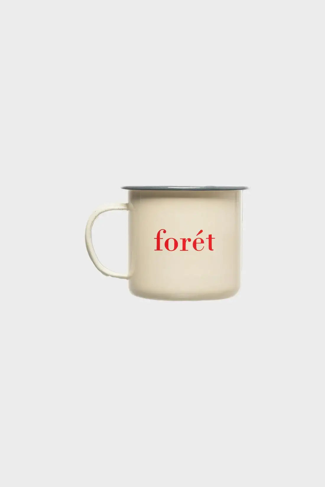 Kubek BEAN ENAMEL MUG kremowa