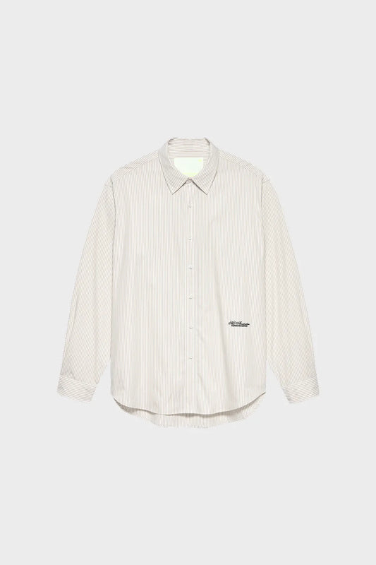 Koszula BEACH SHIRT biało-brążowa