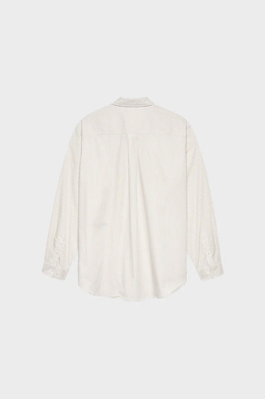 Koszula BEACH SHIRT biało-brążowa