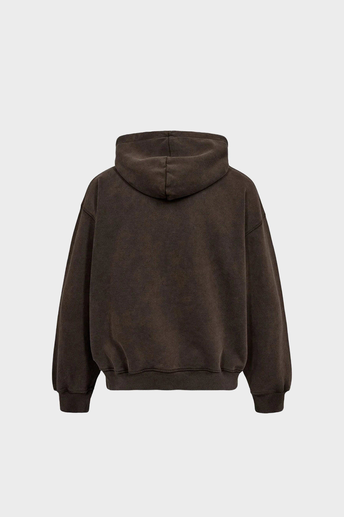 Hoodie HAPPY LOOSE dark brown 