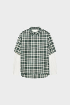 Koszula DOUBLE LAYER SHIRT zielona