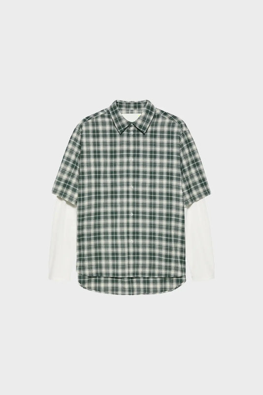 Koszula DOUBLE LAYER SHIRT zielona