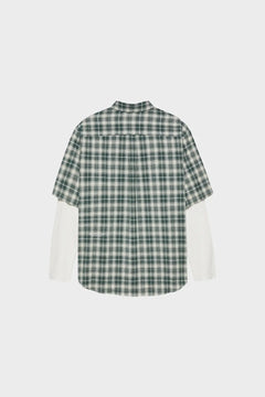 Koszula DOUBLE LAYER SHIRT zielona
