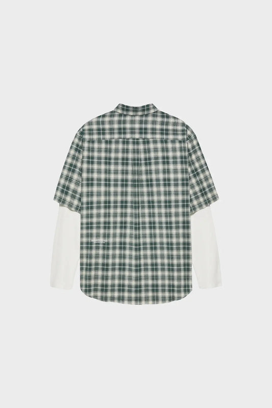 Koszula DOUBLE LAYER SHIRT zielona