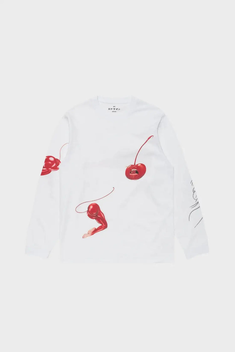 Longsleeve Cherry Devil TS LS white