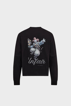 Longsleeve CLOWN PATCHWORK czarny