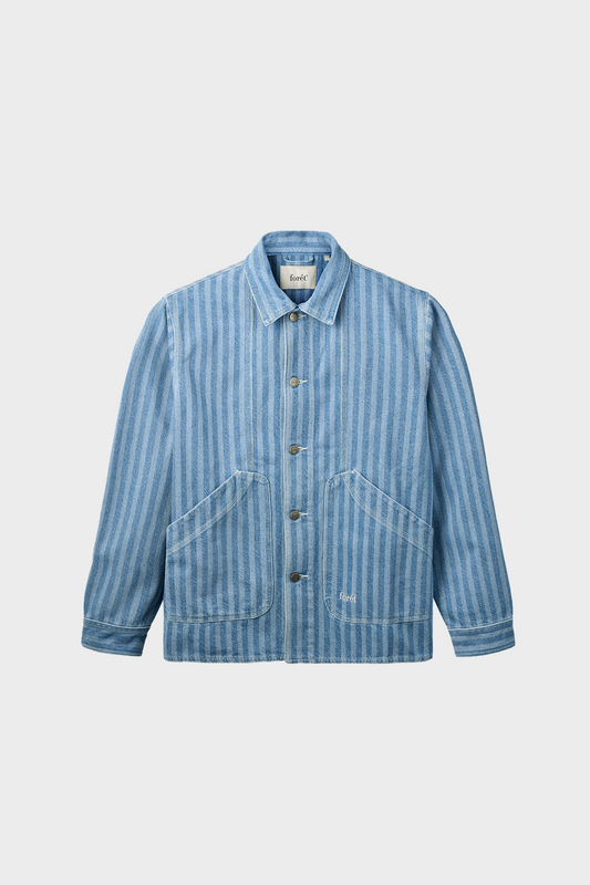 Kurtka BERRY DENIM OVERSHIRT niebieska