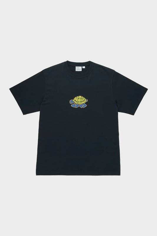 Koszulka TURTLE TEE wyprasowano-czarna