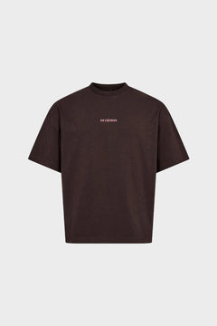 Koszulka GRAPHIC LOOSE TEE brążowa