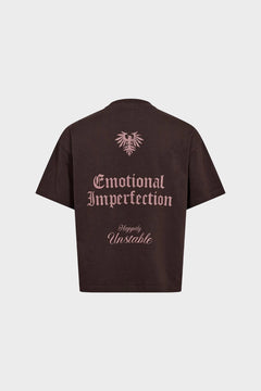 Koszulka GRAPHIC LOOSE TEE brążowa