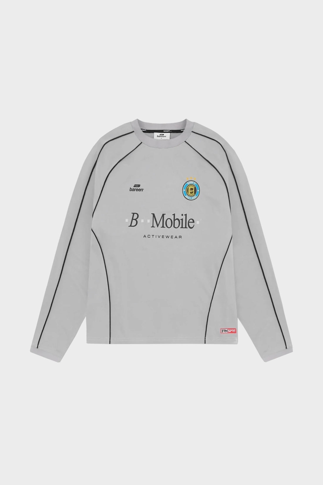 Longsleeve FOOTBALL JERSEY szary
