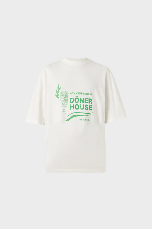 Koszulka DÖNER HOUSE OVERSIZED TEE biała