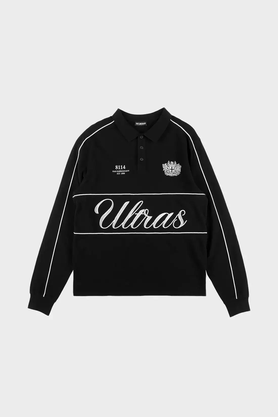 Longsleeve LOGO POLO SHIRT black