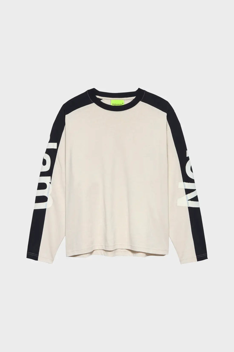 Longsleeve NAME LONGSLEEVE piaskowo-czarny