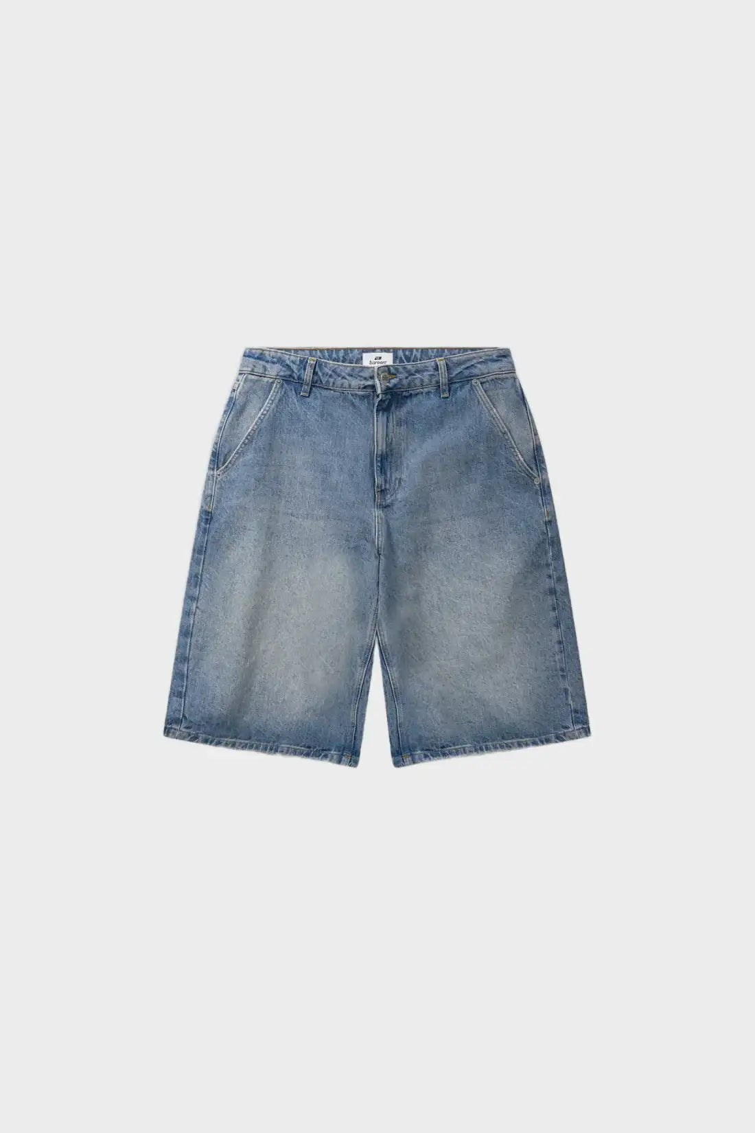 Shorts STRAIGHT DENIM SHORTS faded blue