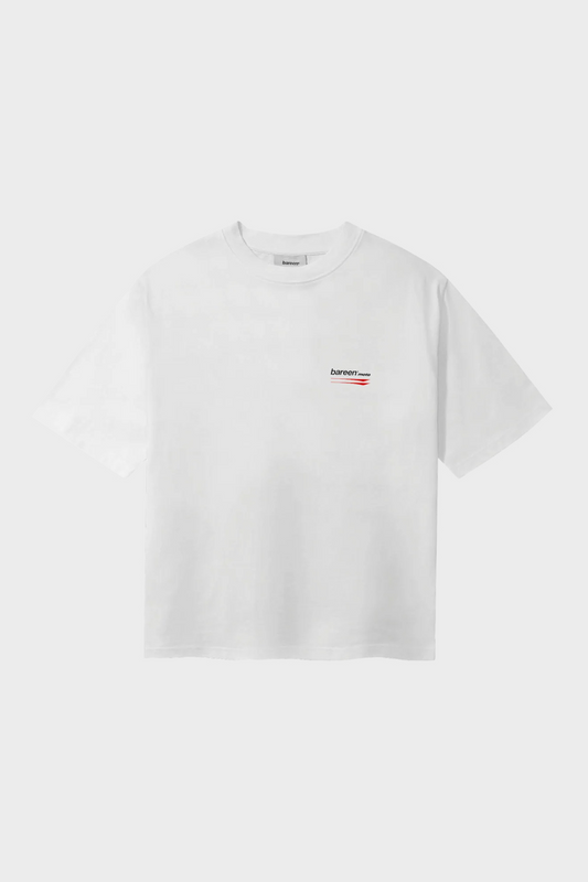 T-shirt BOX FIT - SPONSORED white