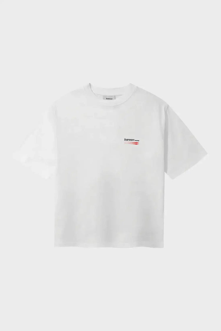 T-shirt BOX FIT - SPONSORED white
