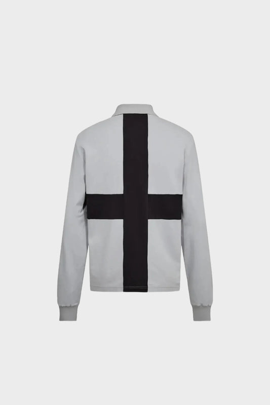 Longsleeve DISTRIKT POLO LS szare