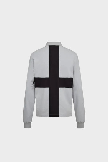 Longsleeve DISTRIKT POLO LS szare Han Kjøbenhavn