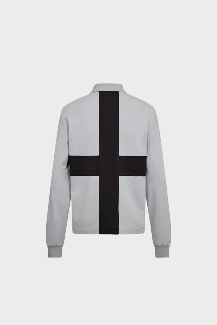 Longsleeve DISTRIKT POLO LS szare
