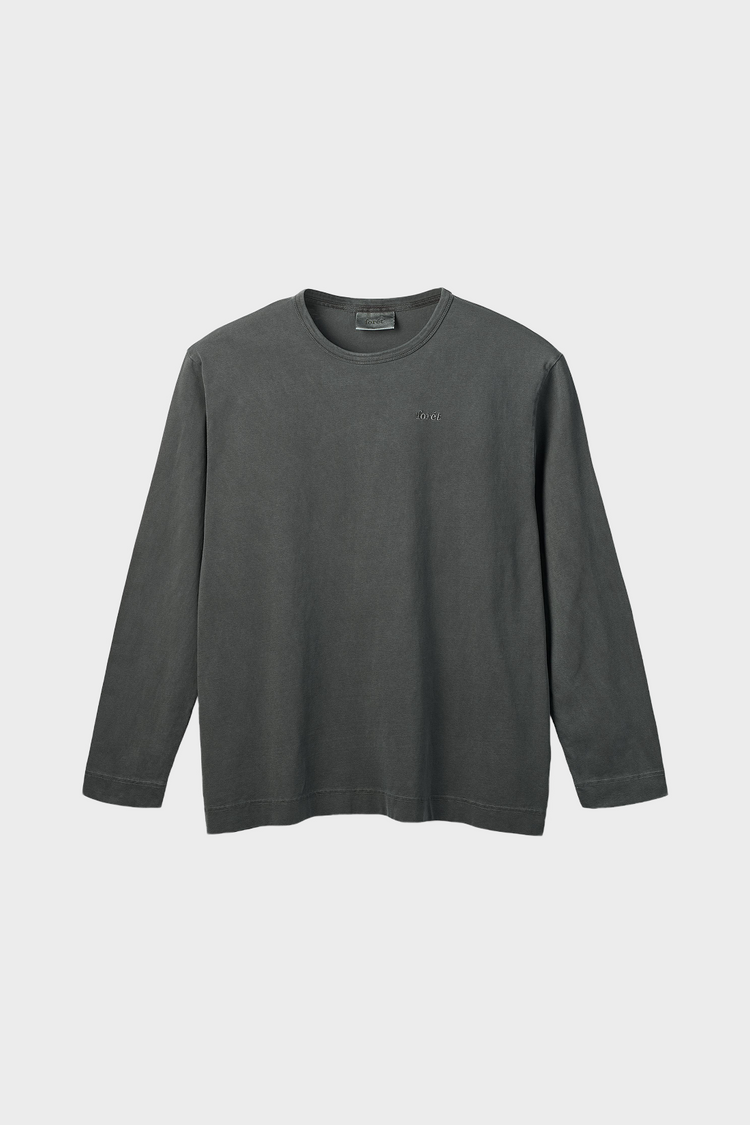 Longsleeve PARK RELAXED FIT LONGSLEEVE czarny