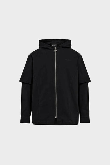 Bluza HOODED SHIRT czarna Han Kjøbenhavn