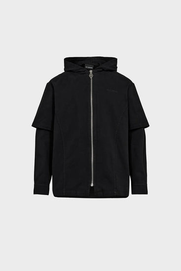 Bluza HOODED SHIRT czarna Han Kjøbenhavn