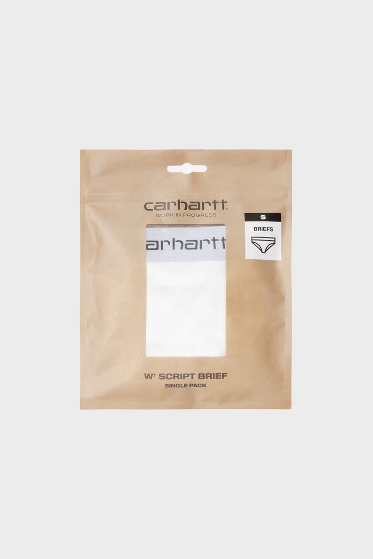 Bielizna W' SCRIPT BRIEF biała