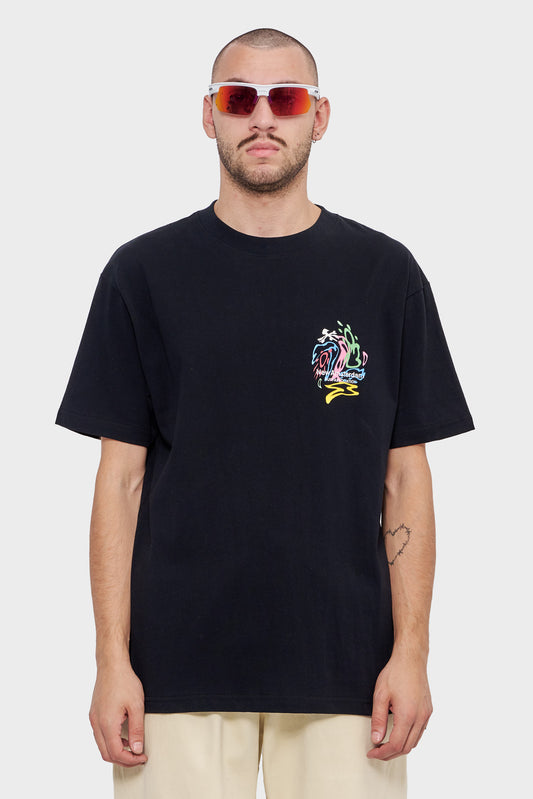 meskie#@Koszulka WEATHER ICON TEE czarna