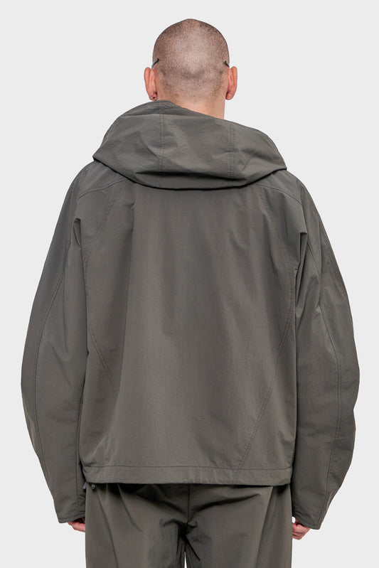 meskie#@Kurtka WINDBREAKER TECHNICAL JACKET ciemnoszara
