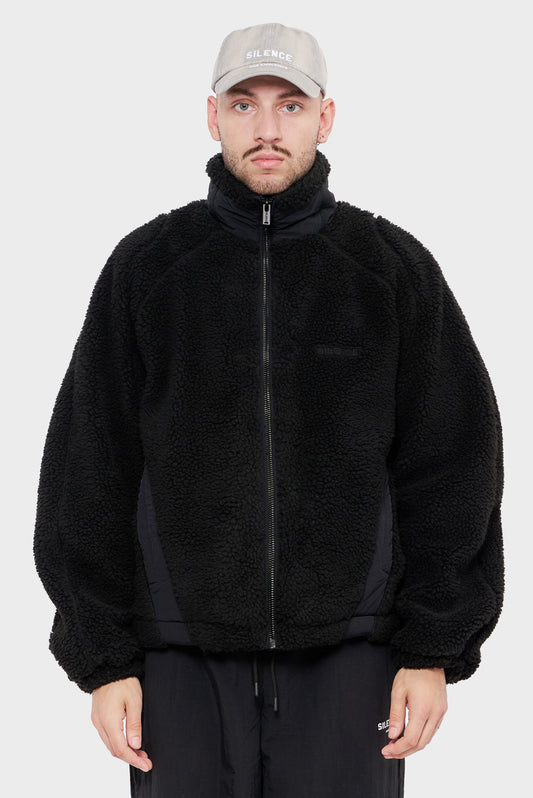 meskie#@Kurtka FLEECE JACKET czarna