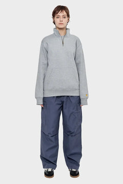 Bluza CHASE NECK ZIP szara