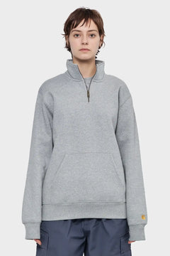 Bluza CHASE NECK ZIP szara