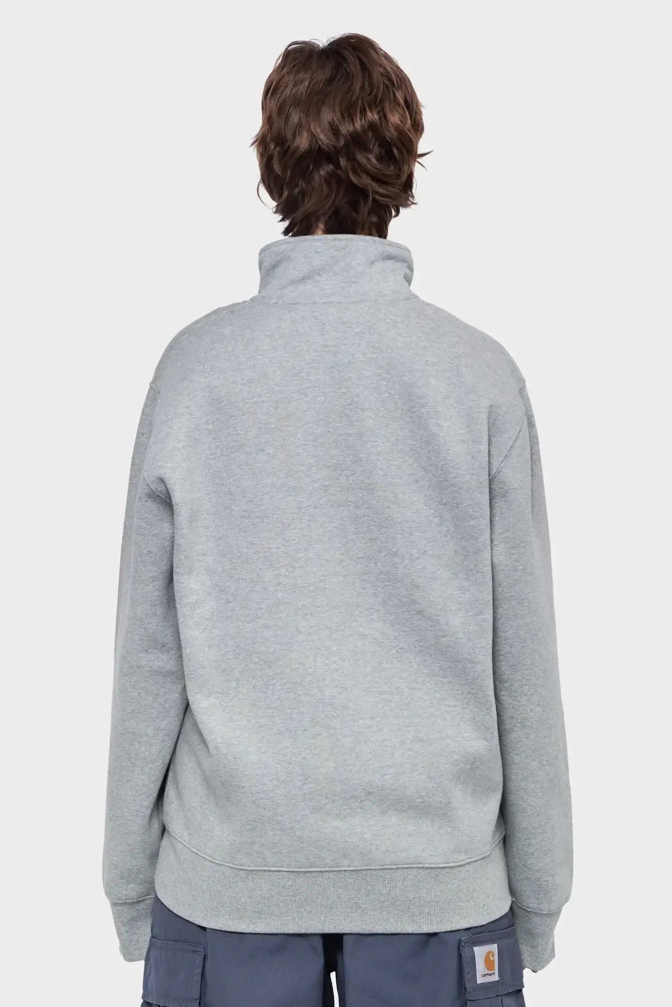 damskie#@Bluza CHASE NECK ZIP szara