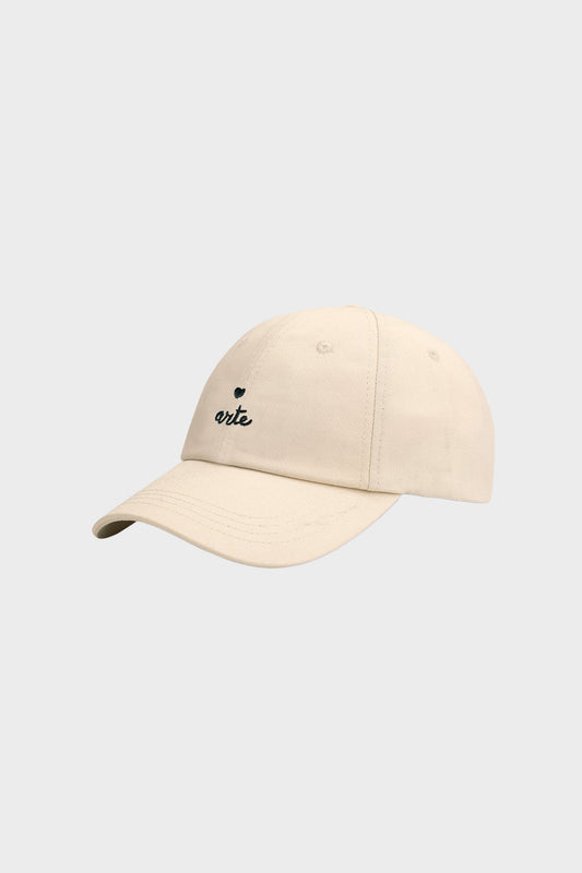HEART cream hat