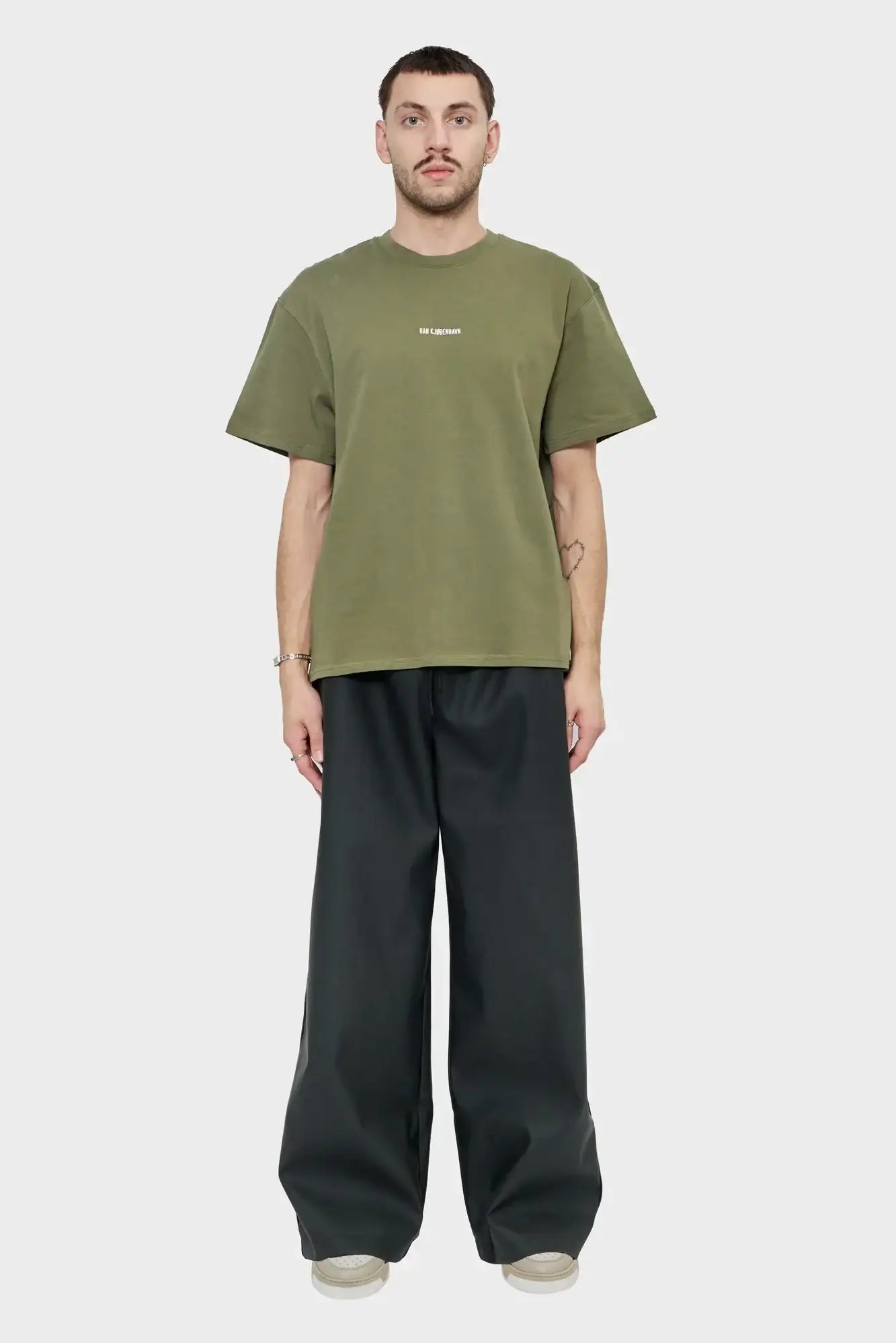 meskie#@Koszulka DAILY OVERSIZED zielona